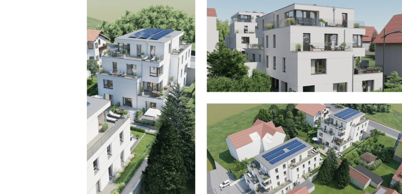 Moderne Architektur - Starkenburg Terrassen Heppenheim